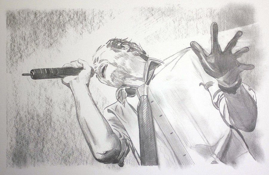 900x586 Scott Weiland Drawing - Vegas Drawing