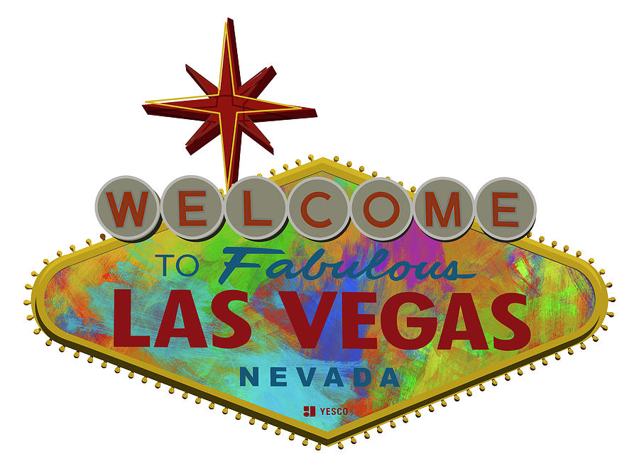 900x660 welcome to las vegas sign digital drawing paint digital art - Vegas Drawing