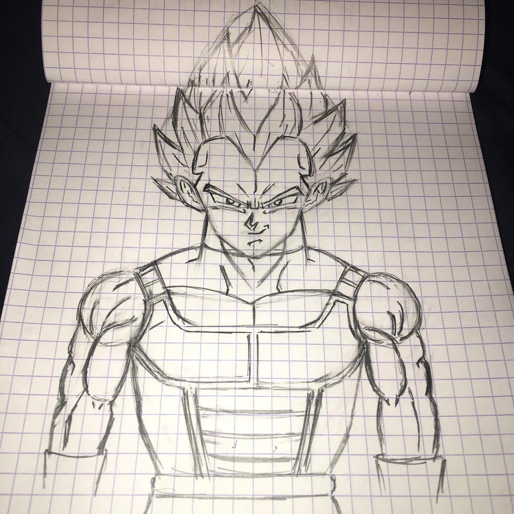 Vegeta Drawing at PaintingValley.com | Explore collection of Vegeta Drawing