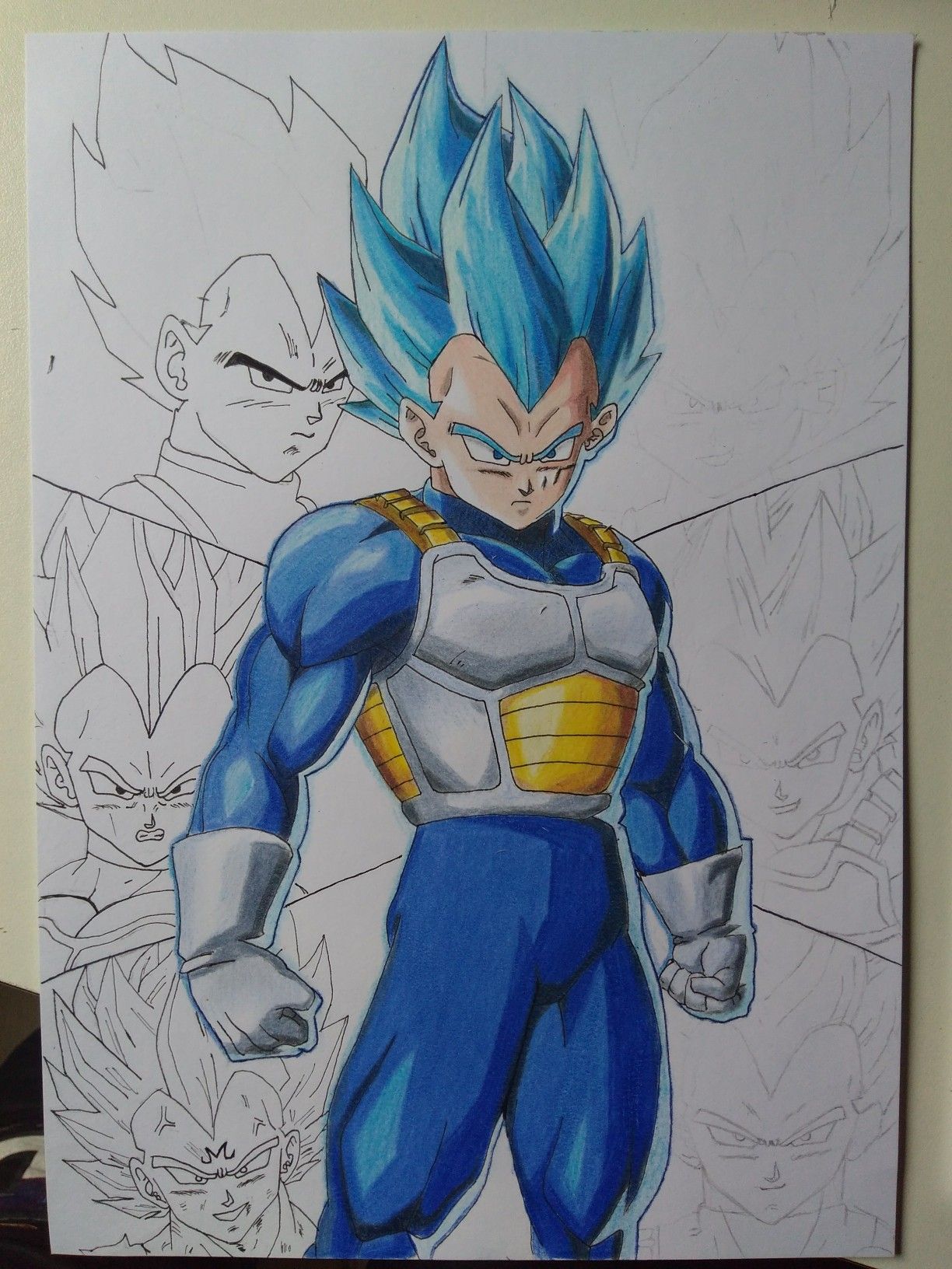 Vegeta Drawing At Explore Collection Of Vegeta Drawing