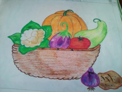 400x300 my vegetable basket - Vegetable Basket Drawing