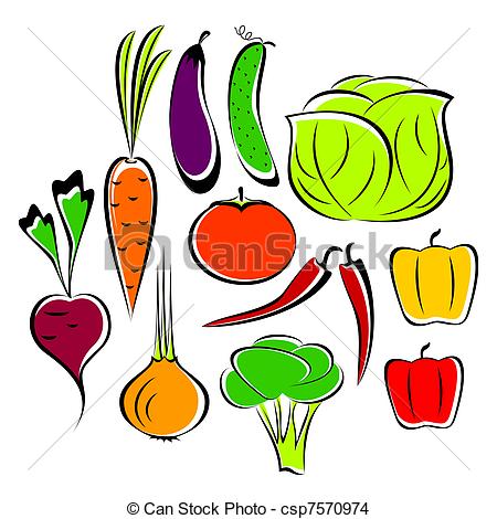 450x470 different vegetables drawing - Vegetables Drawing