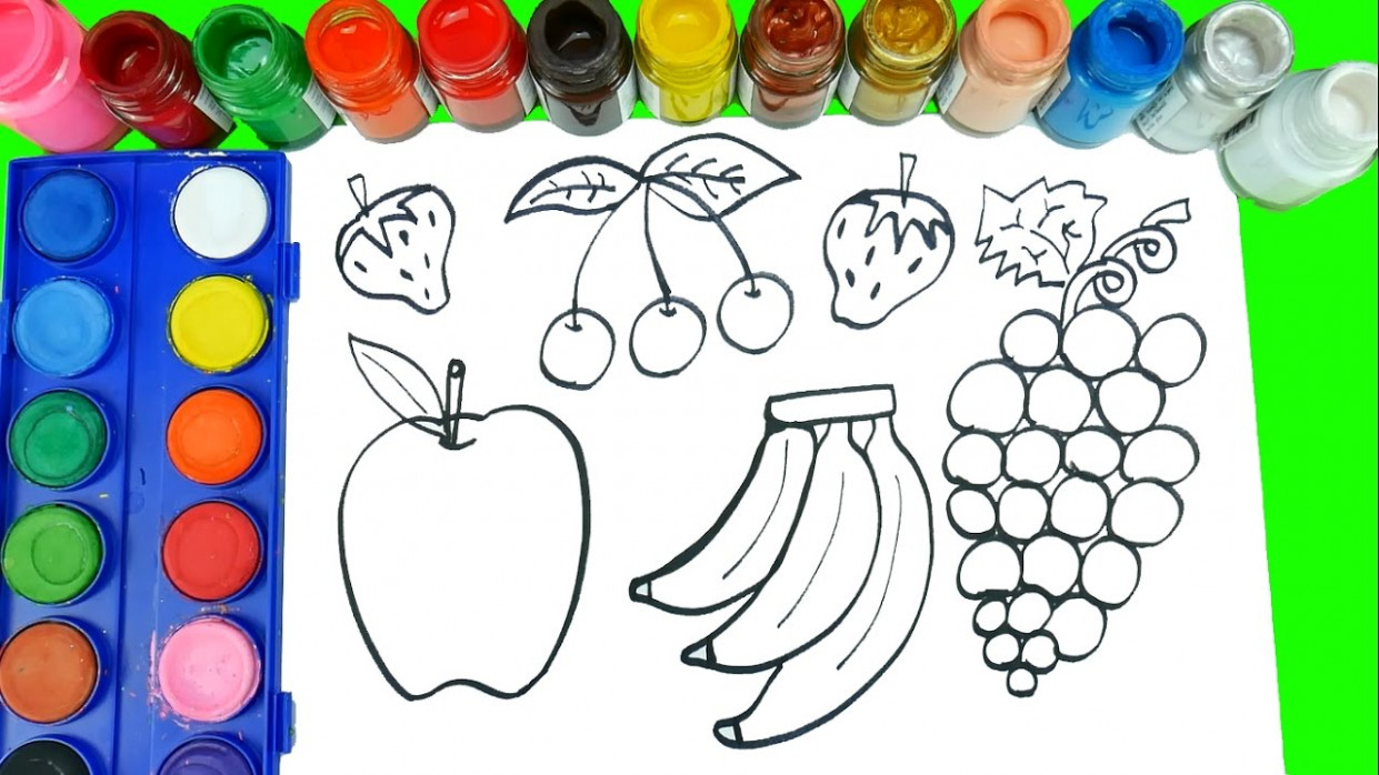 1241x698 fruits and vegetables drawing for kids cotton - Vegetables Drawing For Kids
