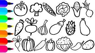 320x180 Vegetable Drawing Videos - Vegetables Drawing For Kids
