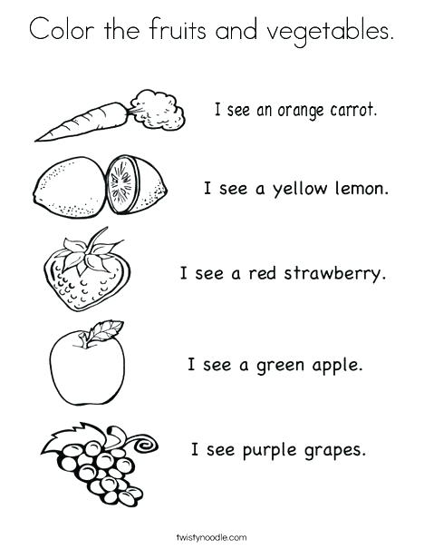 468x605 fruit drawings to color fruit and vegetable colouring pages free - Veggie Drawings