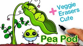320x180 how to draw cute peas in a pod step - Veggie Drawings