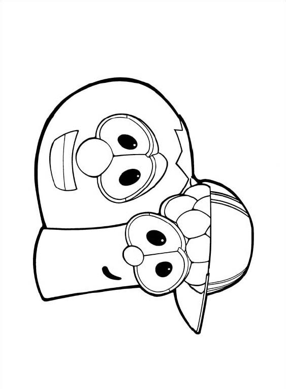 563x765 the ultimate veggietales web site! coloring - Veggie Tales Drawing