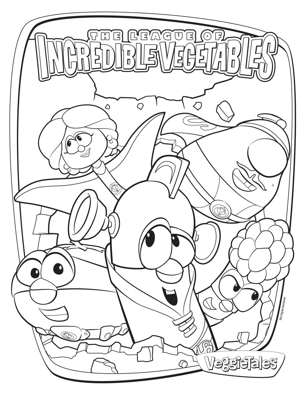 1024x1325 veggie tales bible coloring pages larry boy - Veggie Tales Drawing