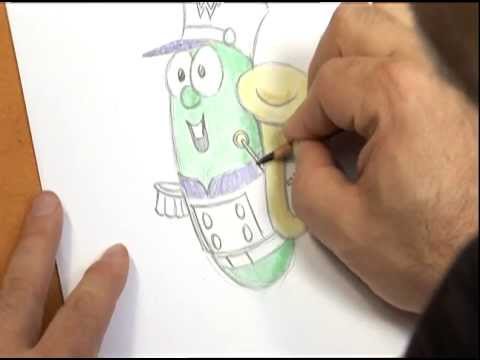 480x360 veggietales how to draw gideon - Veggie Tales Drawing