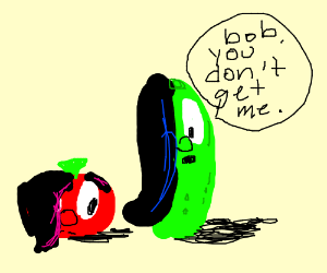 300x250 emo veggie tales drawing - Veggie Tales Drawing