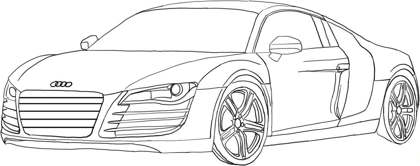 1438x571 image gallery nice cars coloring pages was man mit kleinen - Vehicle Outline Drawings
