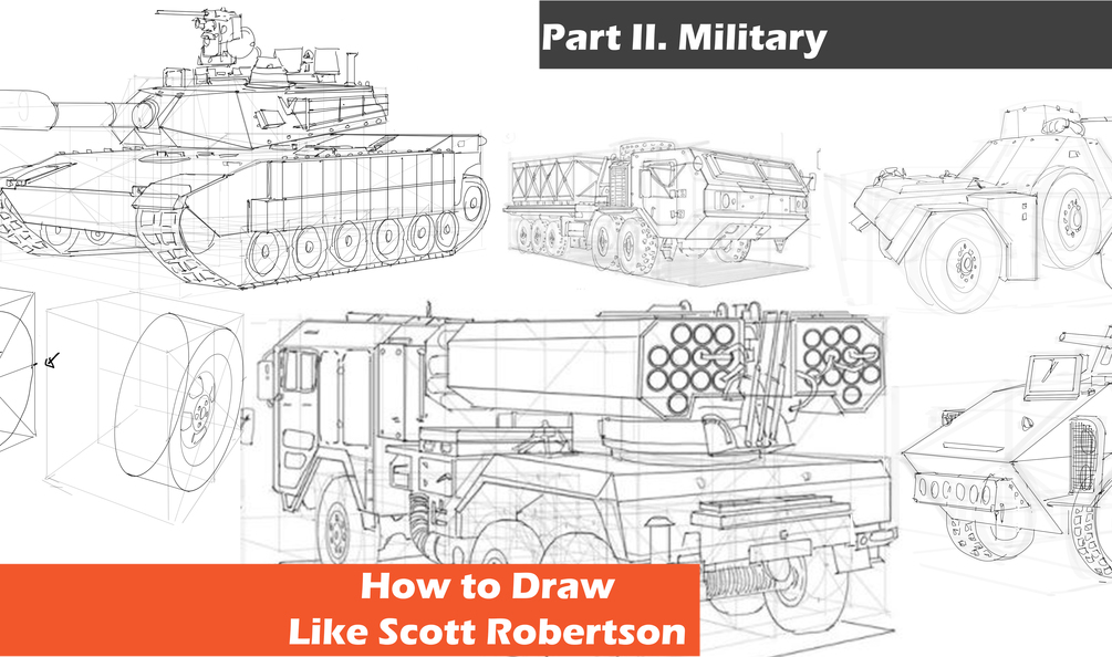 1005x594 drawing vehicles like scott robertson part military - Vehicles Images For Drawing
