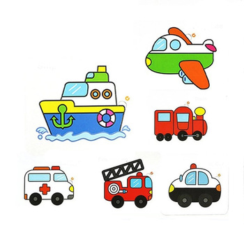 350x350 Vehicle Water Drawing Board Card Mat Magic Pen Puzzle For Children - Vehicles Images For Drawing
