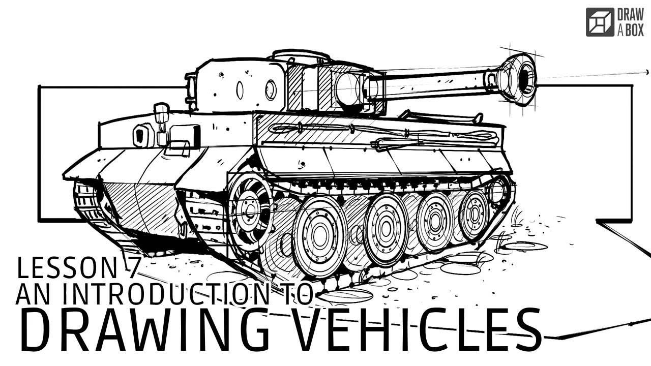 1280x720 drawabox lesson an introduction to drawing vehicles - Vehicles Images For Drawing