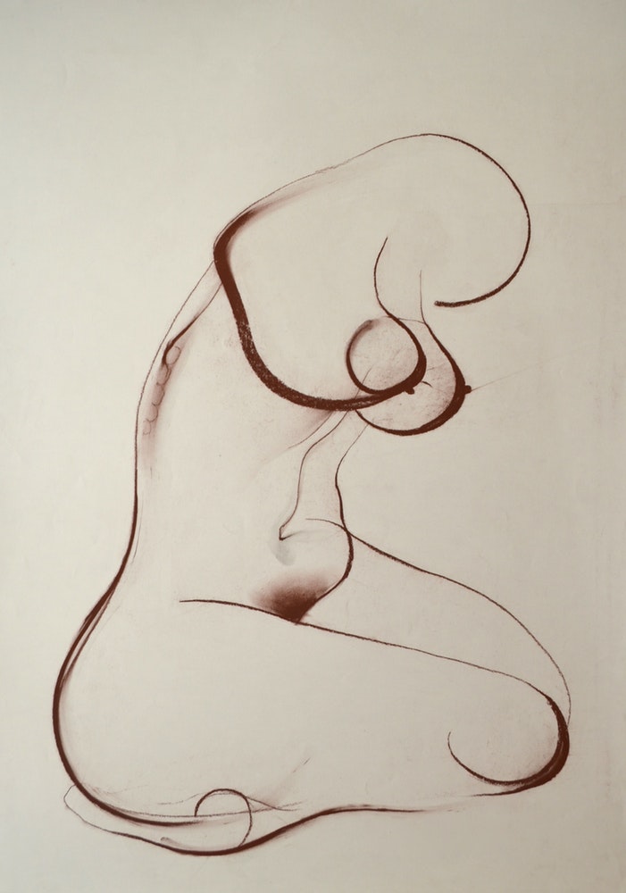 701x1000 the veil, drawing - Veil Drawing