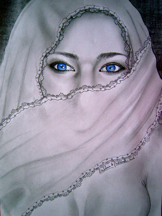 675x900 veil of beauty drawing - Veil Drawing