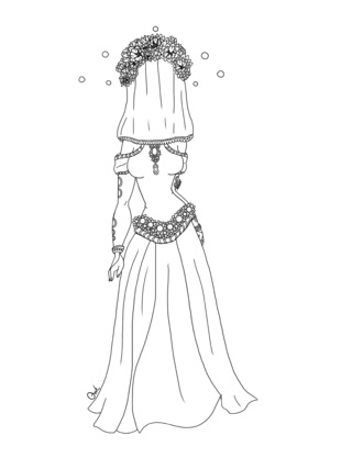 320x427 veil drawings on paigeeworld pictures of veil - Veil Drawing
