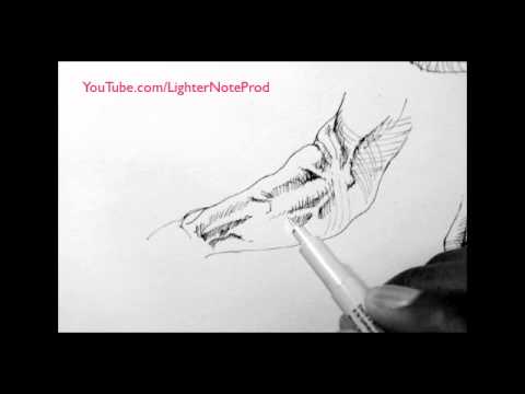 480x360 demo drawing veins in a muscular arm with pen - Veins Drawing