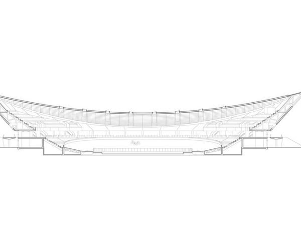 600x459 london's olympic velodrome is an elegant energy efficient - Velodrome Drawing