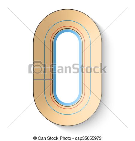 450x470 velodrome, cycle track illustration - Velodrome Drawing