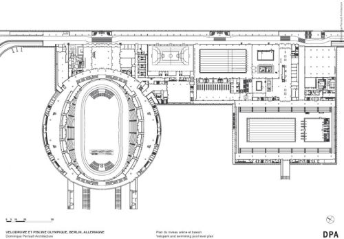 500x348 velodrome and olympic swimming pool in berlin - Velodrome Drawing