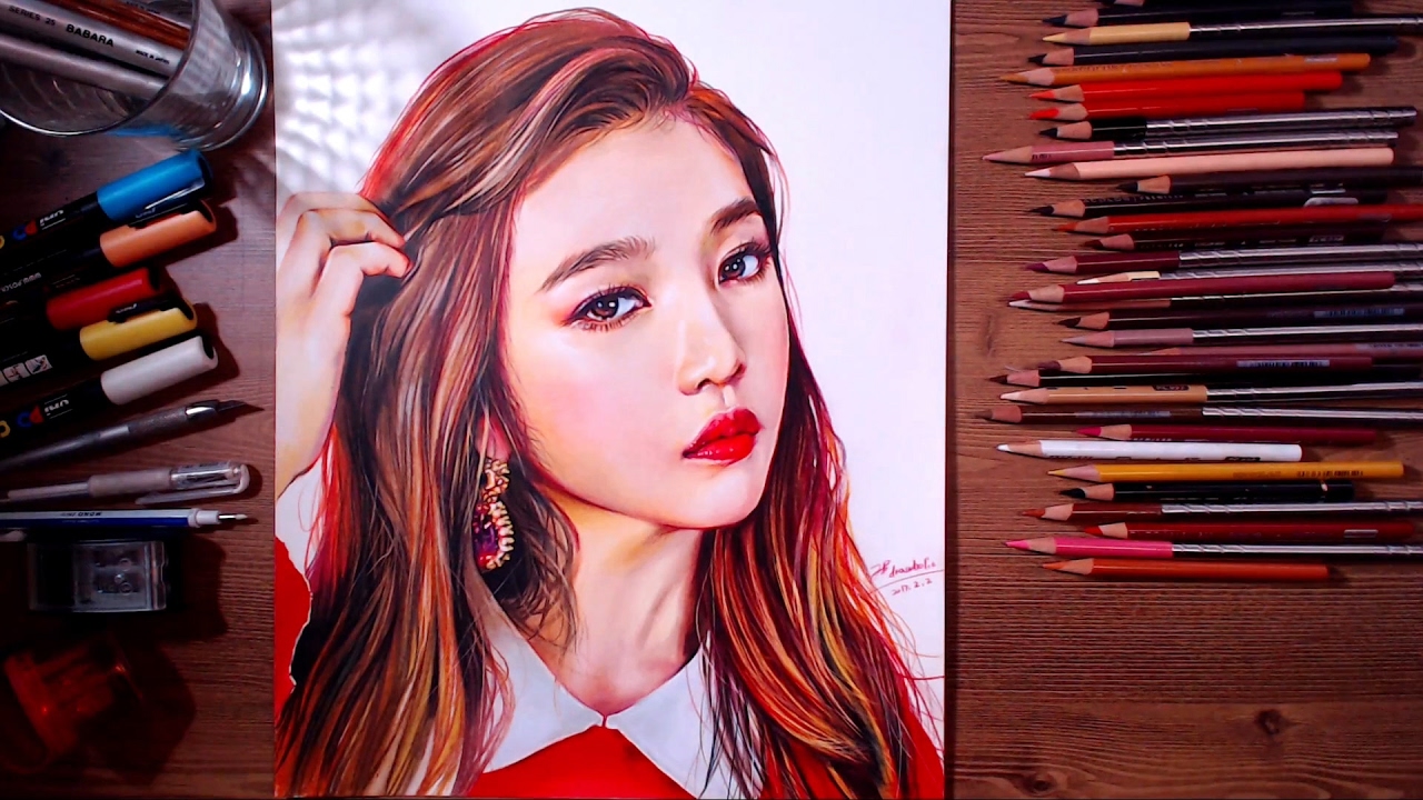 1280x720 Red Velvet Joy - Velvet Drawing