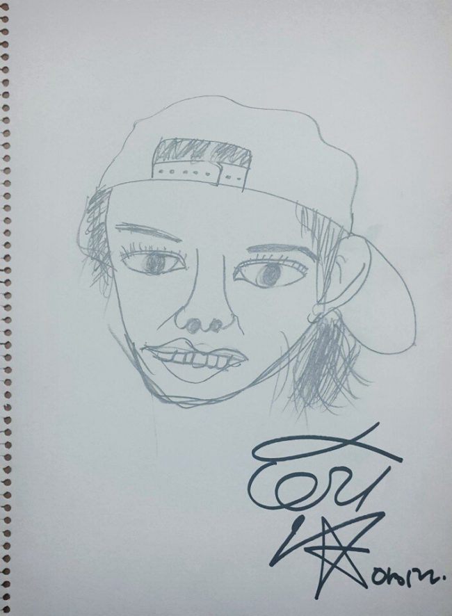 650x886 red velvet members draw how they see heechul - Velvet Drawing