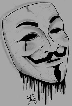 236x347 Image Result For Basic Mask Drawing Graffiti Drawing - Vendetta Drawing