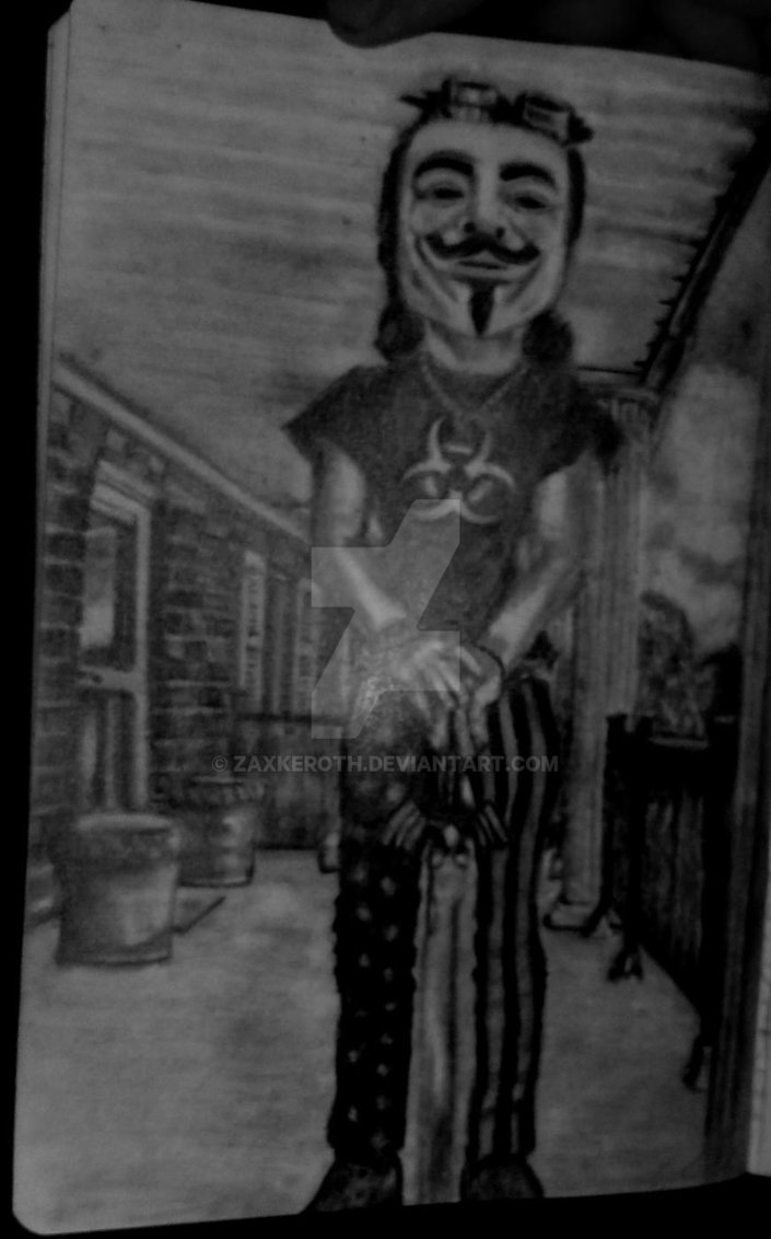 705x1132 V For Vendetta Drawing - Vendetta Drawing