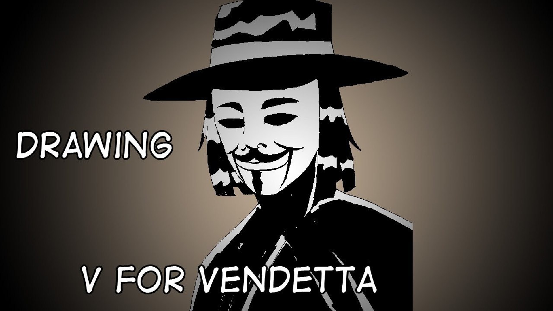 1920x1080 Drawing V For Vendetta - Vendetta Drawing