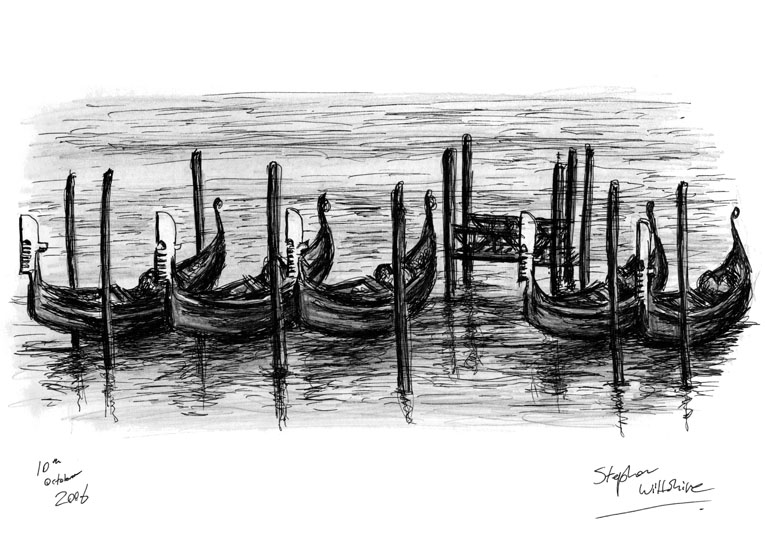 Venice Gondola Drawing at Explore collection of