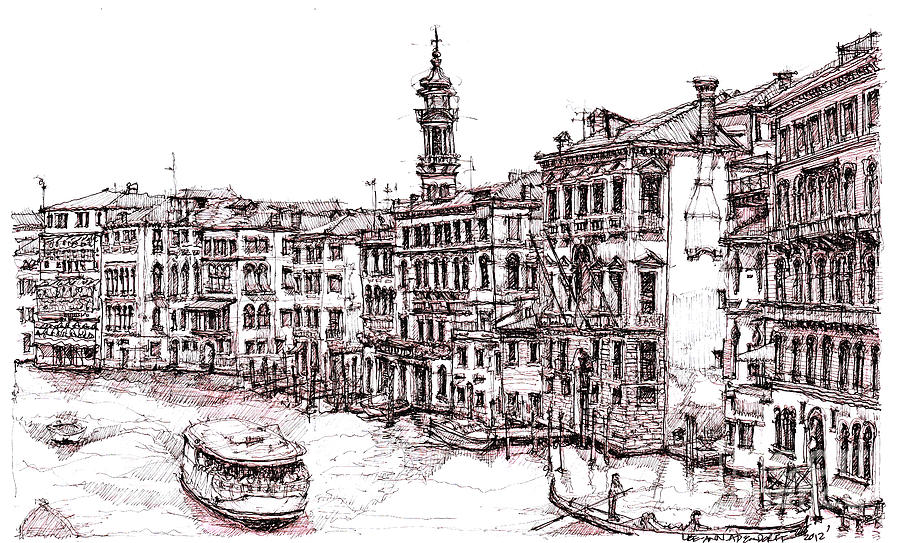 900x543 venice gondola drawings fine art america - Venice Gondola Drawing