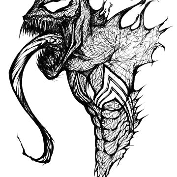 360x360 venom speed drawing women's fitted scoop t shirt - Venom Drawing