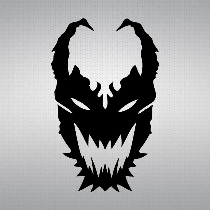 794x794 sale price anti venom face car window and laptop decal etsy - Venom Face Drawing