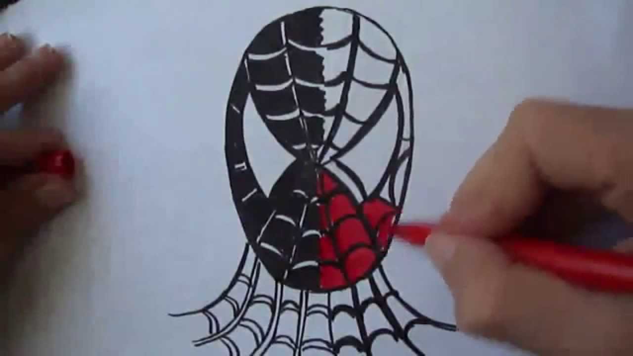 1280x720 How To Draw Spiderman Venom - Venom Spiderman Drawing