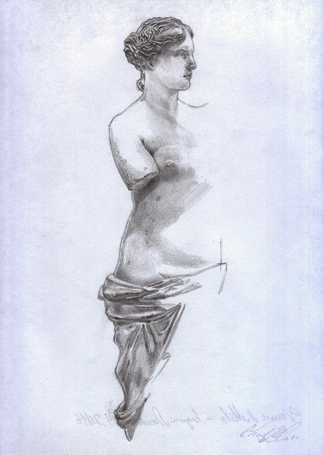 641x900 venus de milo drawing - Venus De Milo Drawing