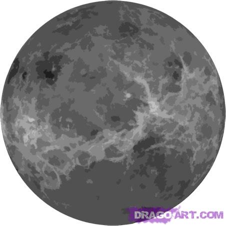 452x452 How To Draw Venus, Step - Venus Drawing