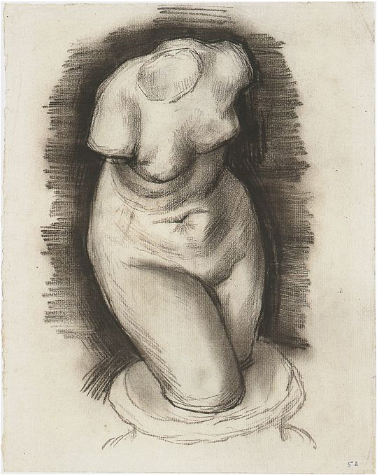 539x679 Torso Of Venus - Venus Drawing
