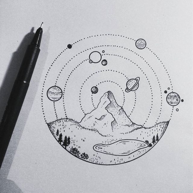 640x640 Image Result For Planet Venus Minimalist On We Heart It - Venus Planet Drawing