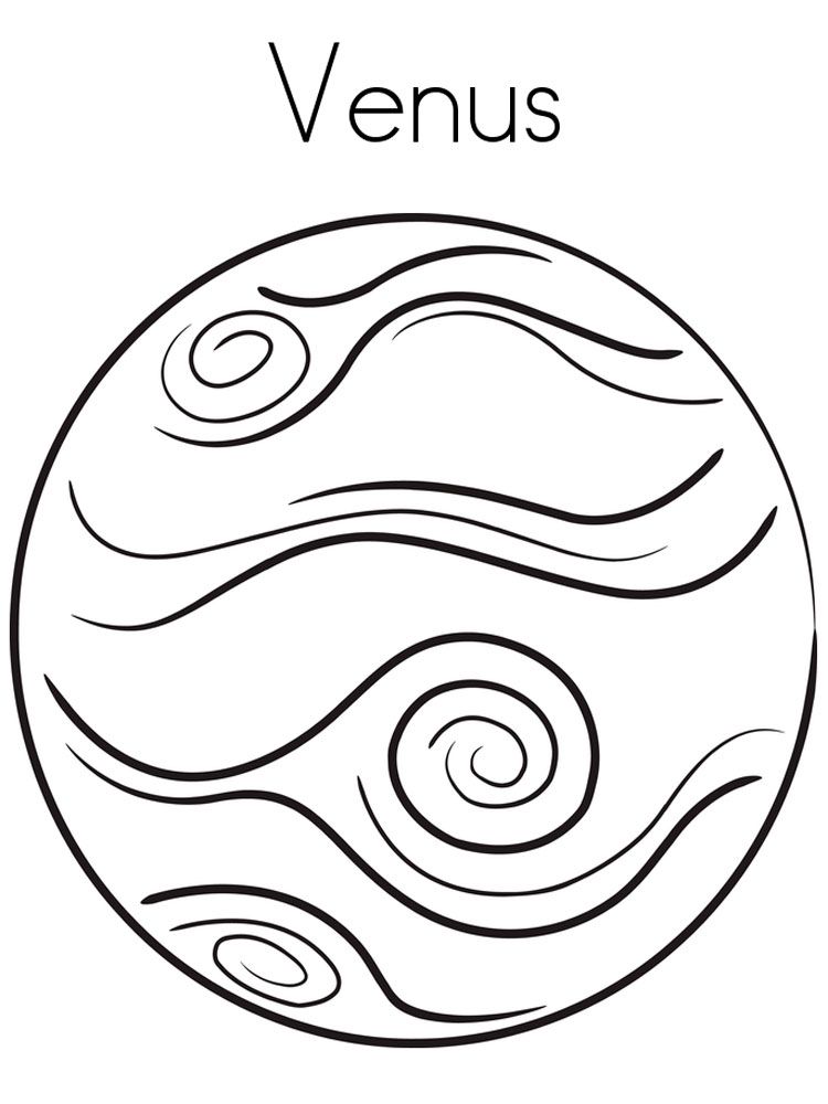 750x1000 planet coloring pages venus activities planet coloring pages - Venus Planet Drawing