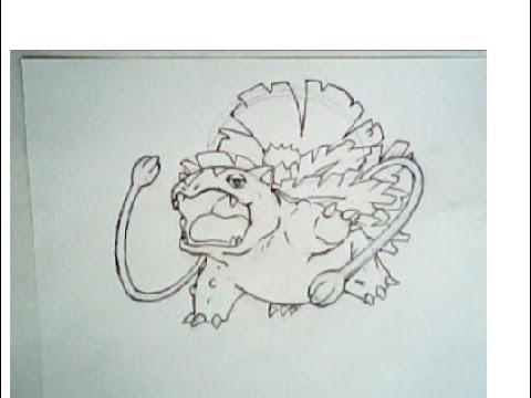 480x360 How To Draw Mega Venusaur From Pokemon - Venusaur Drawing