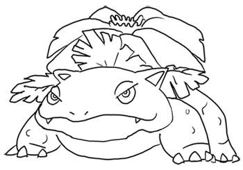 350x245 Step - Venusaur Drawing