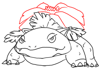 350x245 Step - Venusaur Drawing