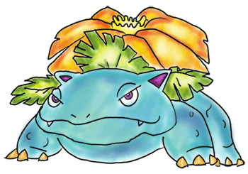 350x245 Step - Venusaur Drawing