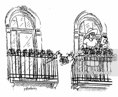 400x329 Veranda Cartoons And Comics - Veranda Drawing