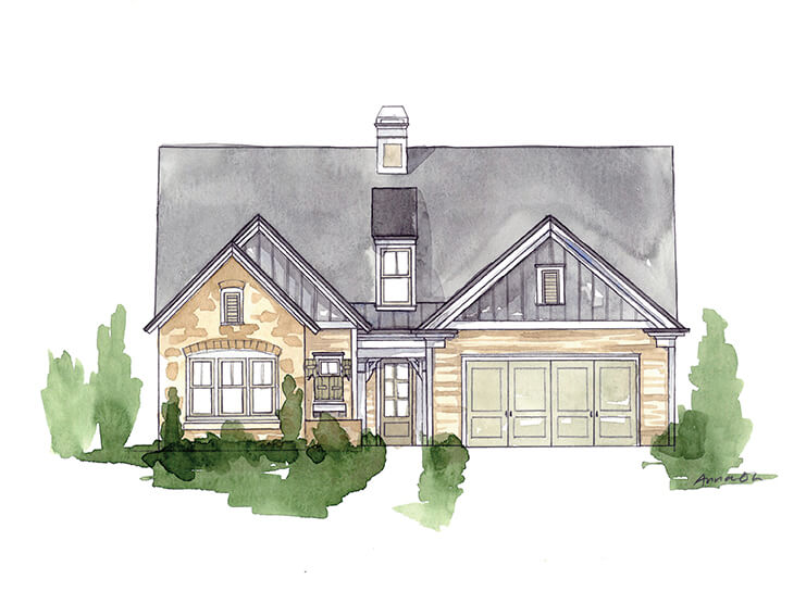 741x556 Winslow Veranda - Veranda Drawing