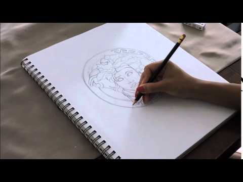 480x360 how to draw the versace logo - Versace Logo Drawing