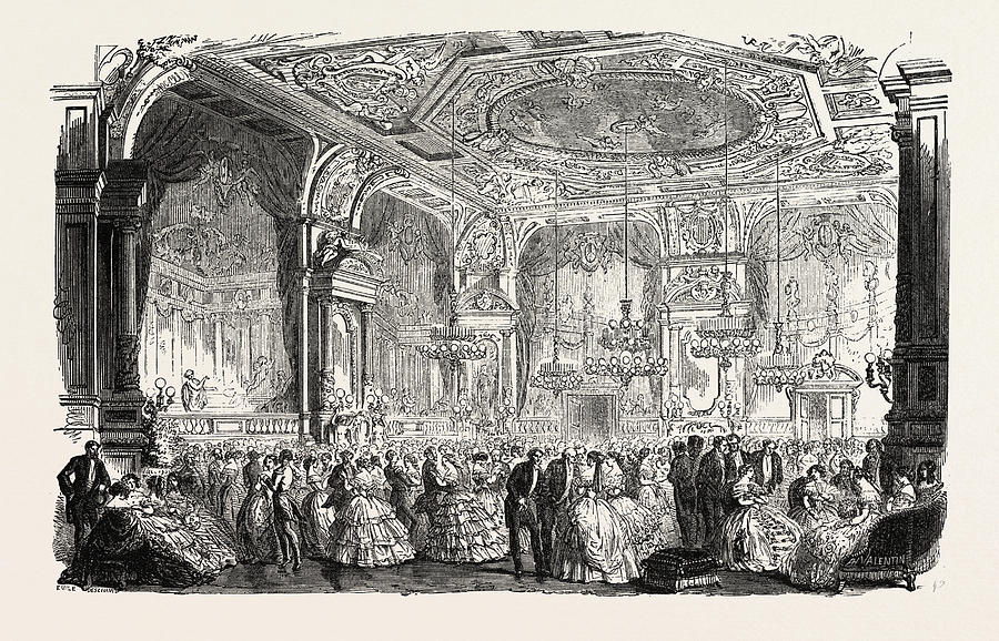 900x578 palace of versailles the new dances and concerts hall drawing - Versailles Drawing
