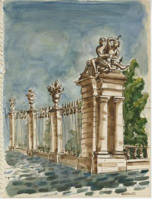 305x400 the new school archives digital collections drawingpainting - Versailles Drawing