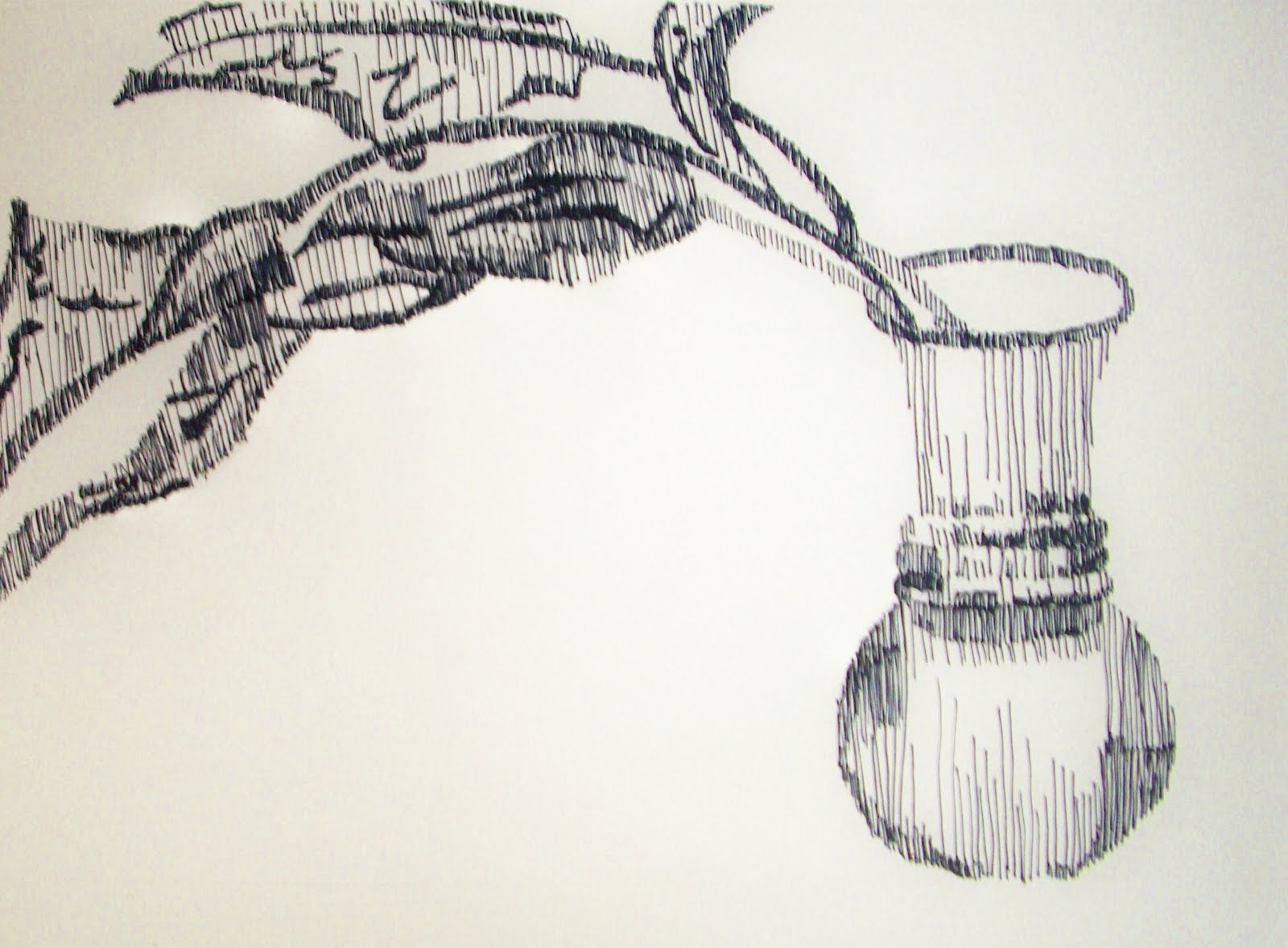 1600x1178 the permanent crayon vertical line drawing - Vertical Drawing